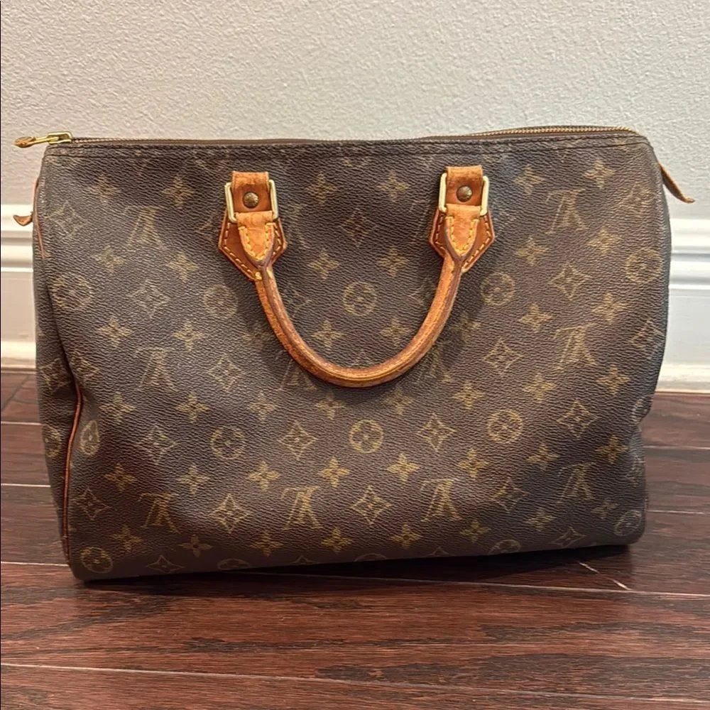 Louis Vuitton Speedy 35 Brown Monogram Bag